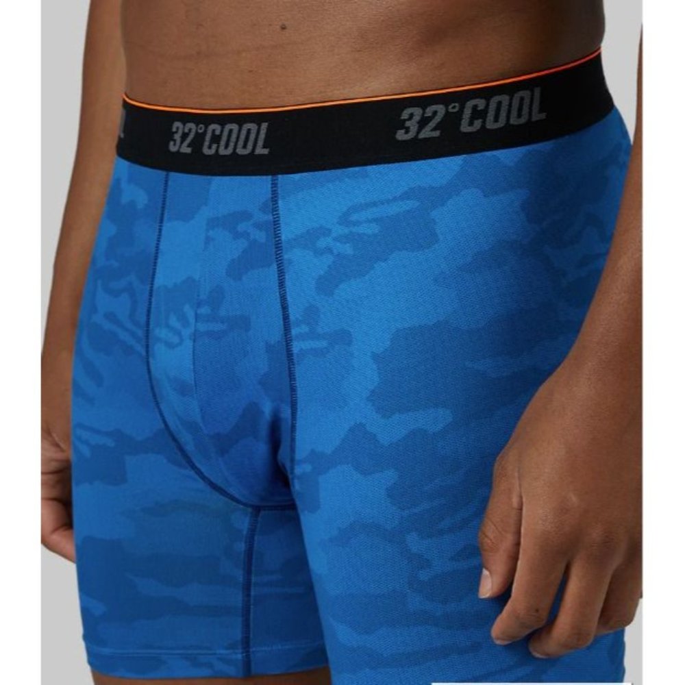 32 Degrees Boxer Briefs Shorts Mens with Bulge Pouch Tagless Stretch Camo 5” - Picture 2 of 9